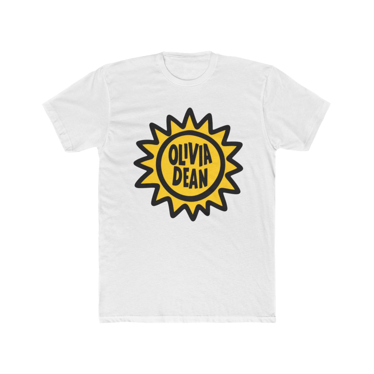 Be My Own Boyfriend Yellow Tee - Olivia Deano